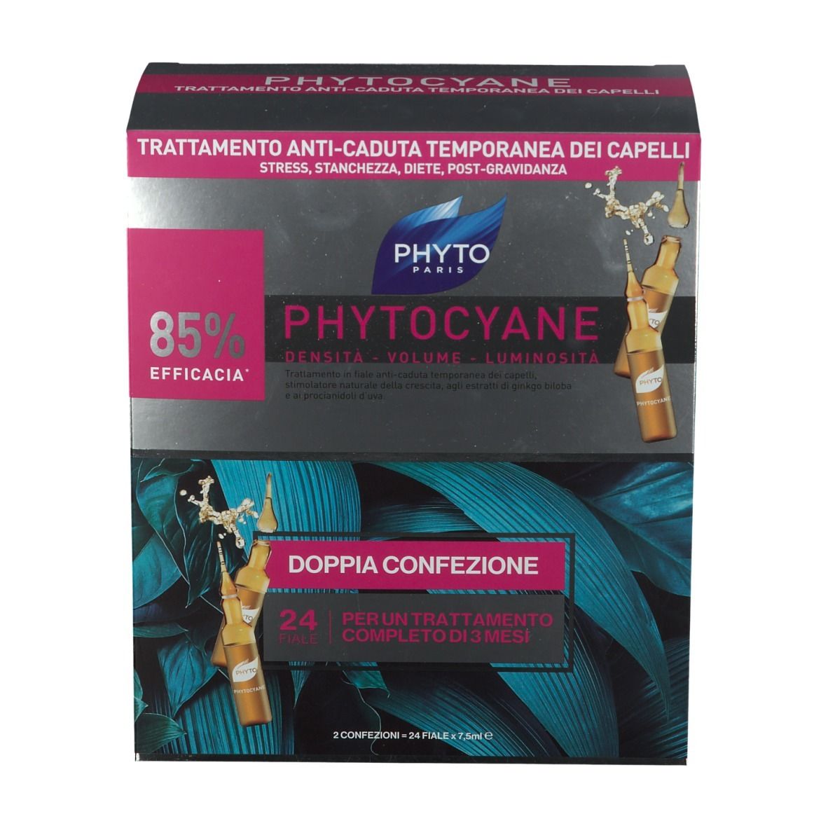 PHYTOCYANE Flacons de traitement anti-chute pour femmes