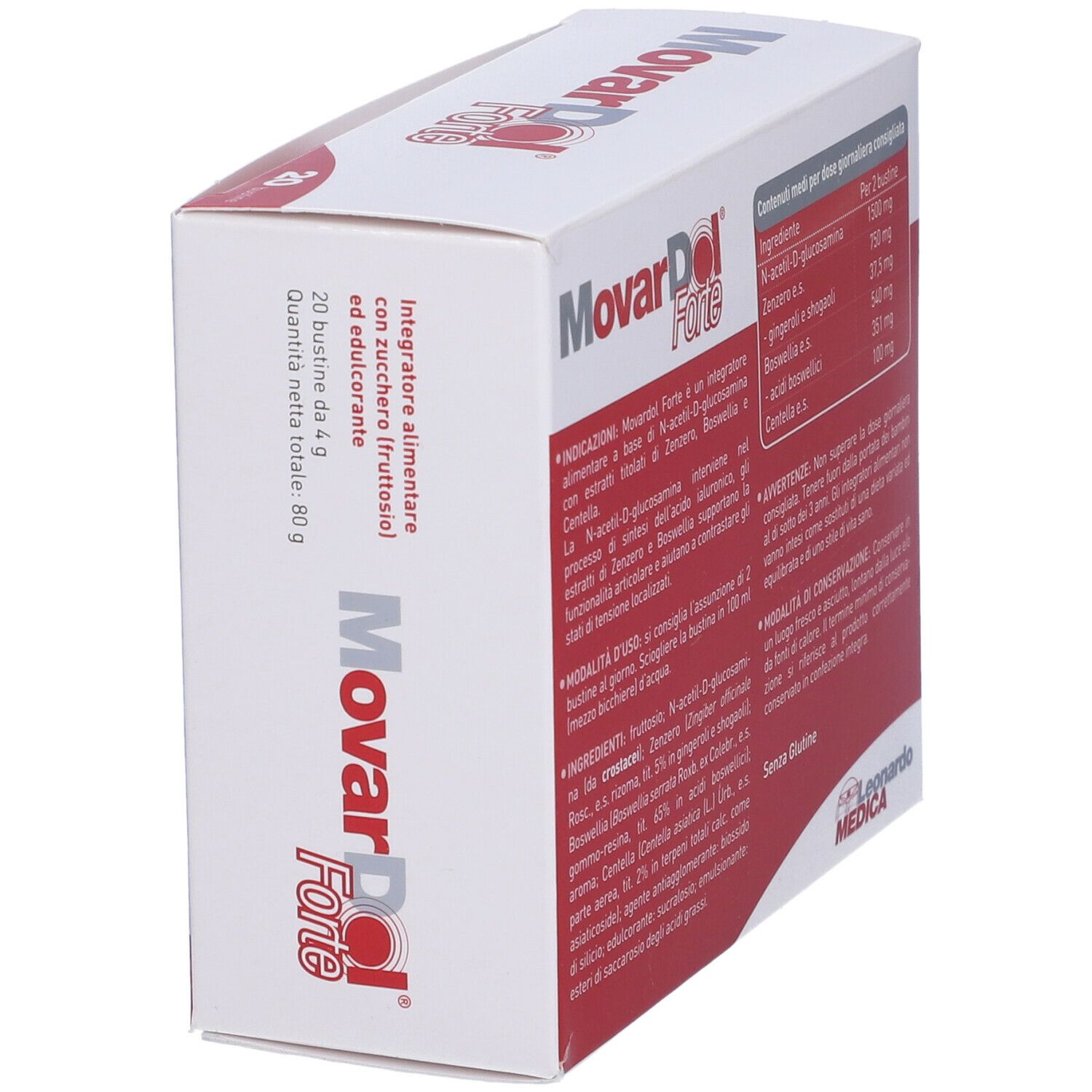 Movardol Forte 20 Sachets 80 G