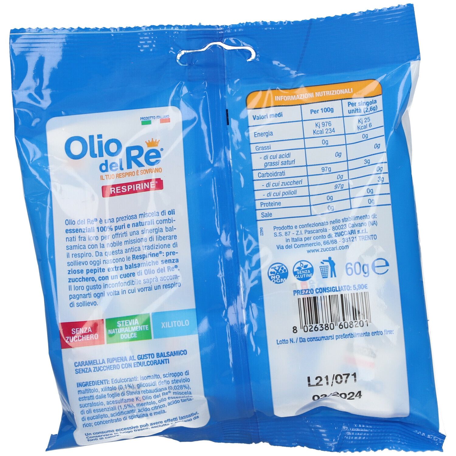 ZUCCARI Olio del Re® Respirine