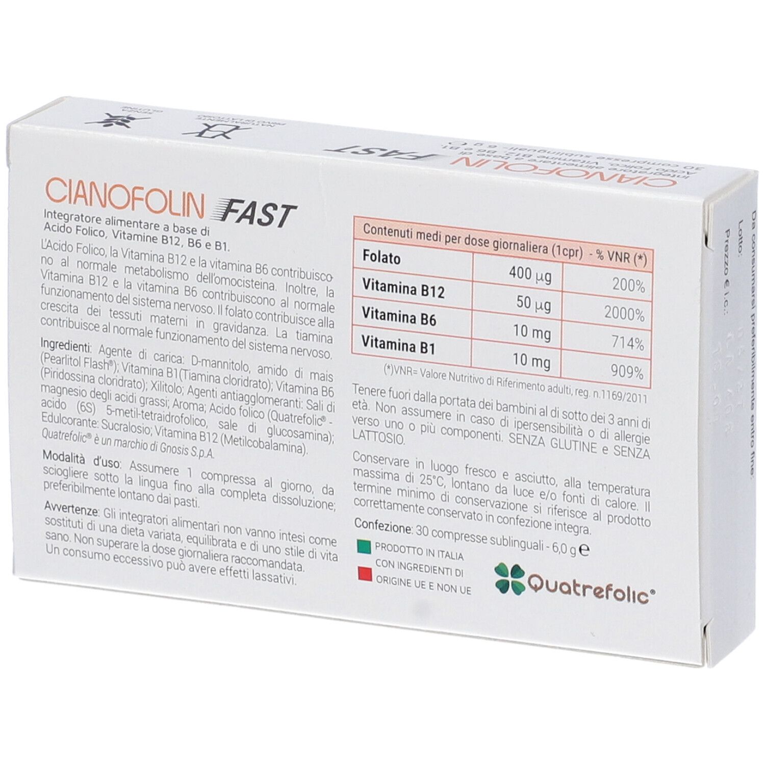 CIANOFOLIN® Fast Comprimés