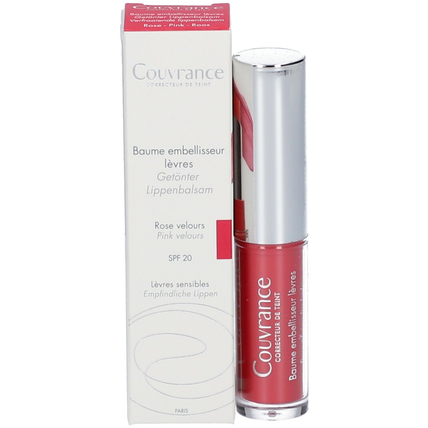 Avène Couvrance Baume de beauté pour les lèvres rose velours