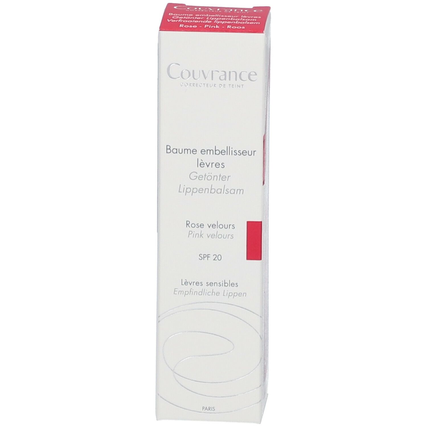 Avène Couvrance Baume de beauté pour les lèvres rose velours