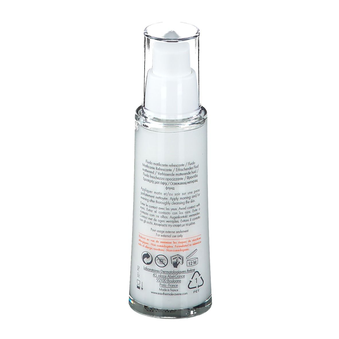 Avène erfrischendes mattierendes Fluid
