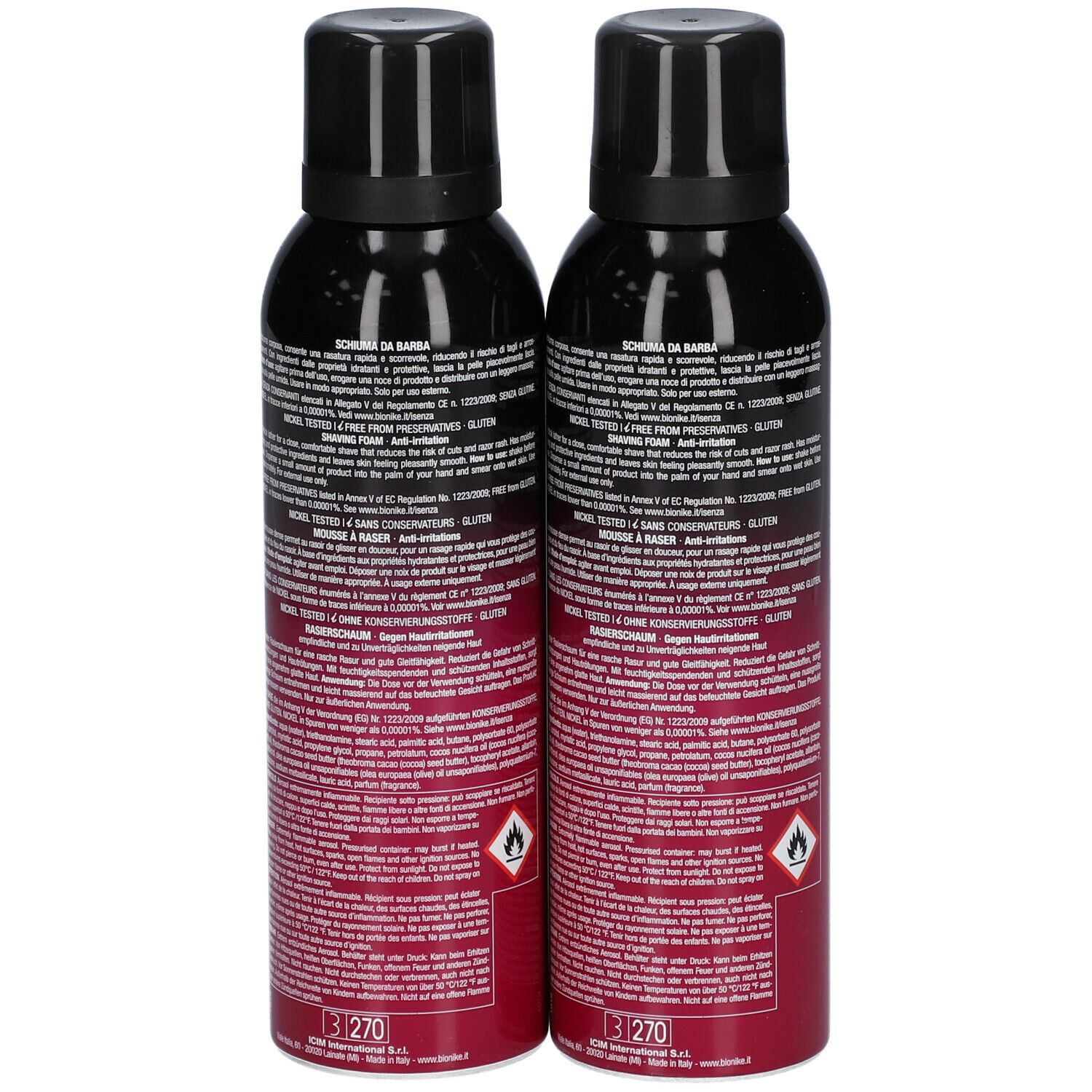 BioNike DEFENCE MAN Safe Shave Mousse à raser anti-irritations
