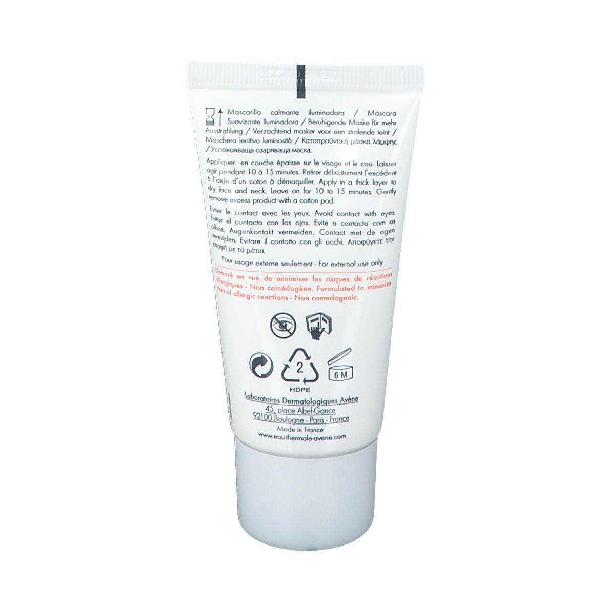 Avène Les Essentiels Masque Apaisant Éclat