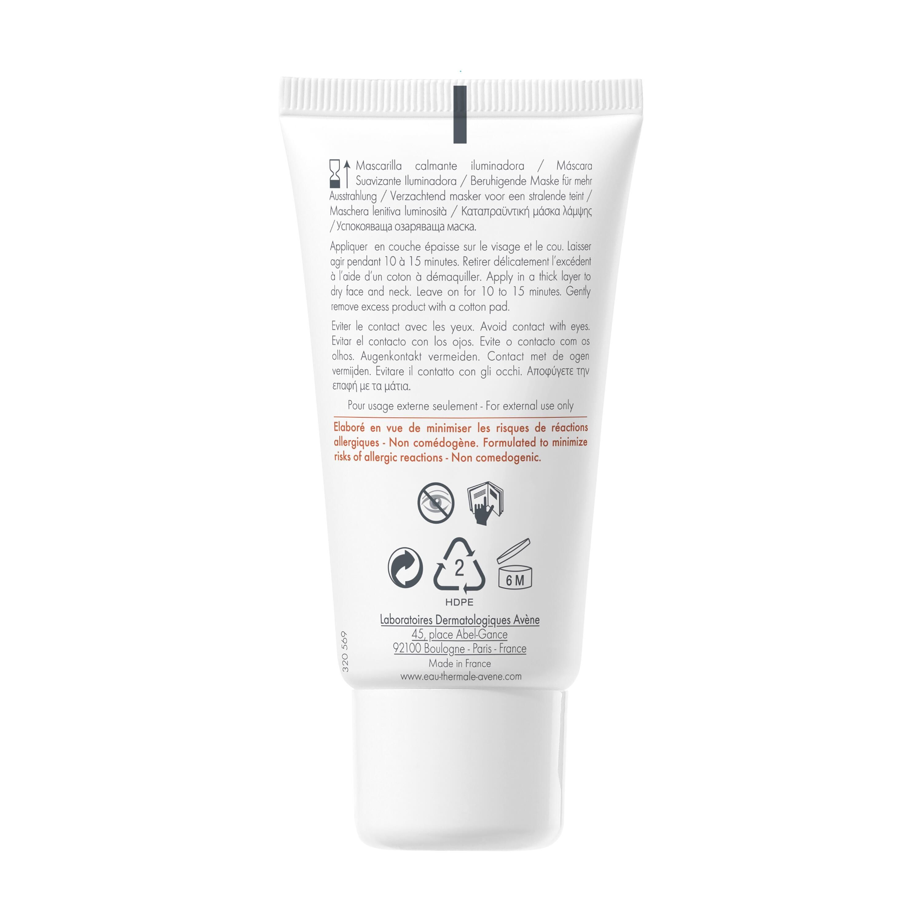 Avène Les Essentiels Masque Apaisant Éclat