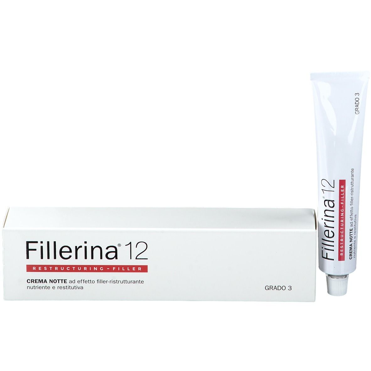 Fillerina® 12 Restructuring-Filler Crème de nuit grade 3