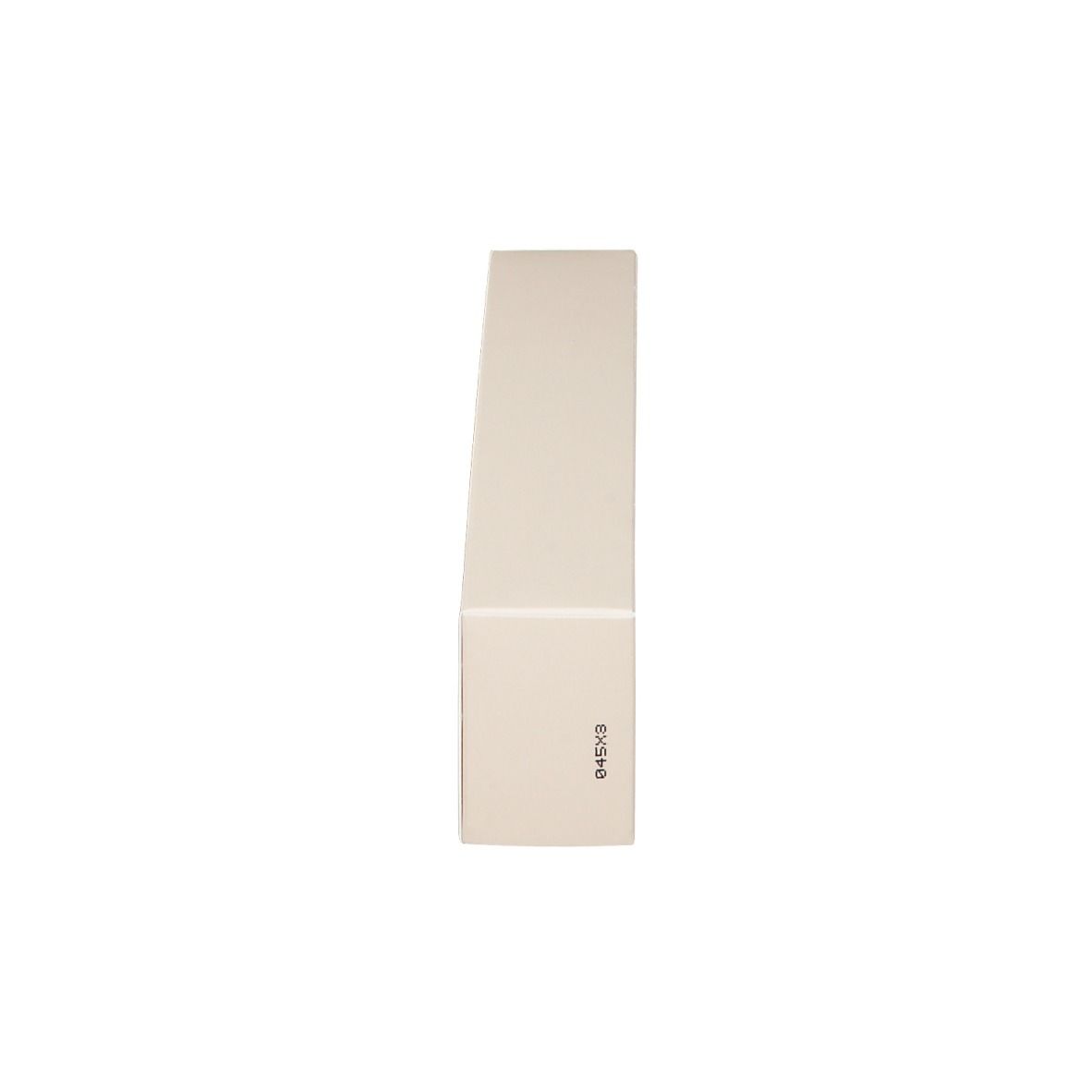 Emballage du produit, beige, rectangulaire. Inscription : "040x3".