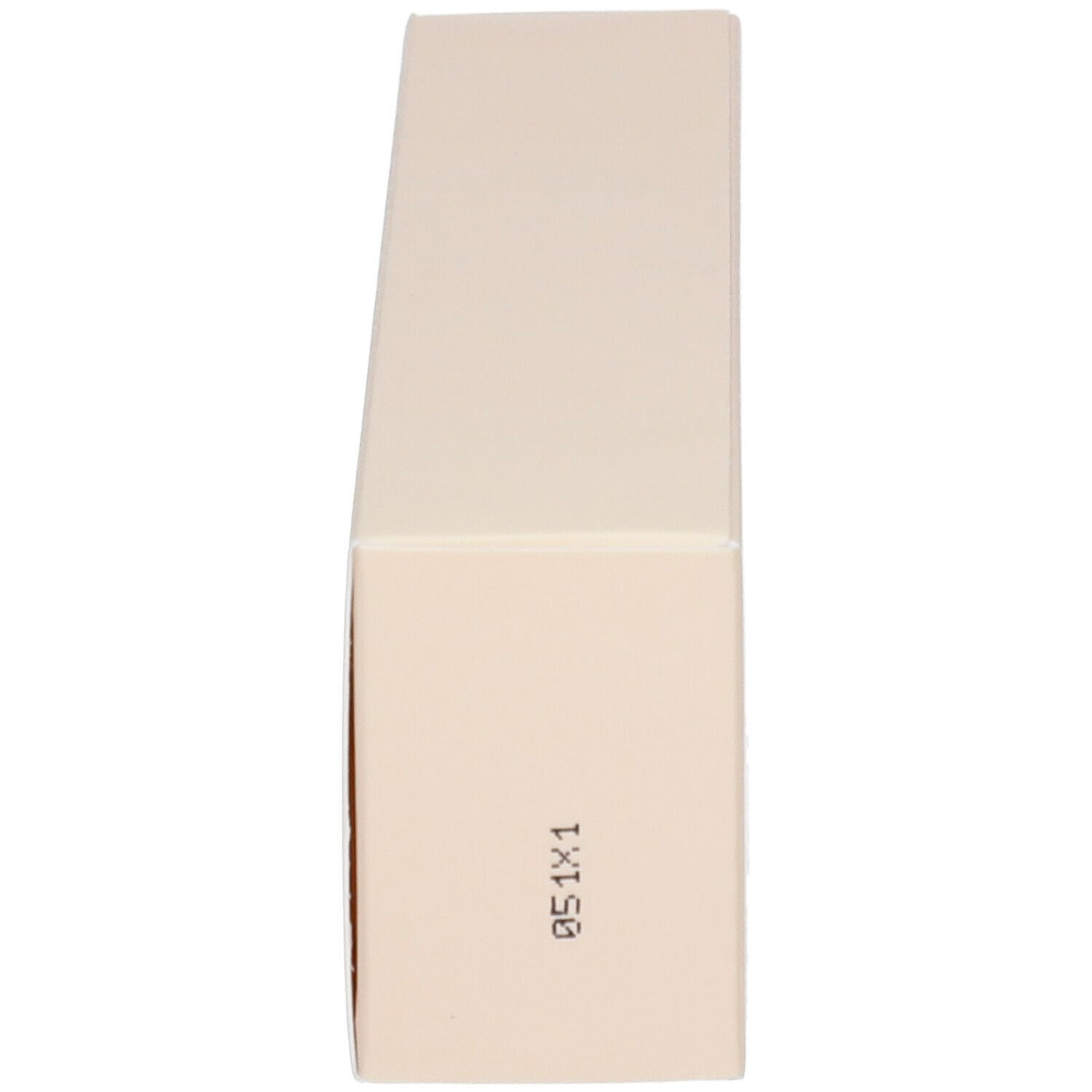 Beige Verpackung, Seitenansicht. Produktcode 051x1.