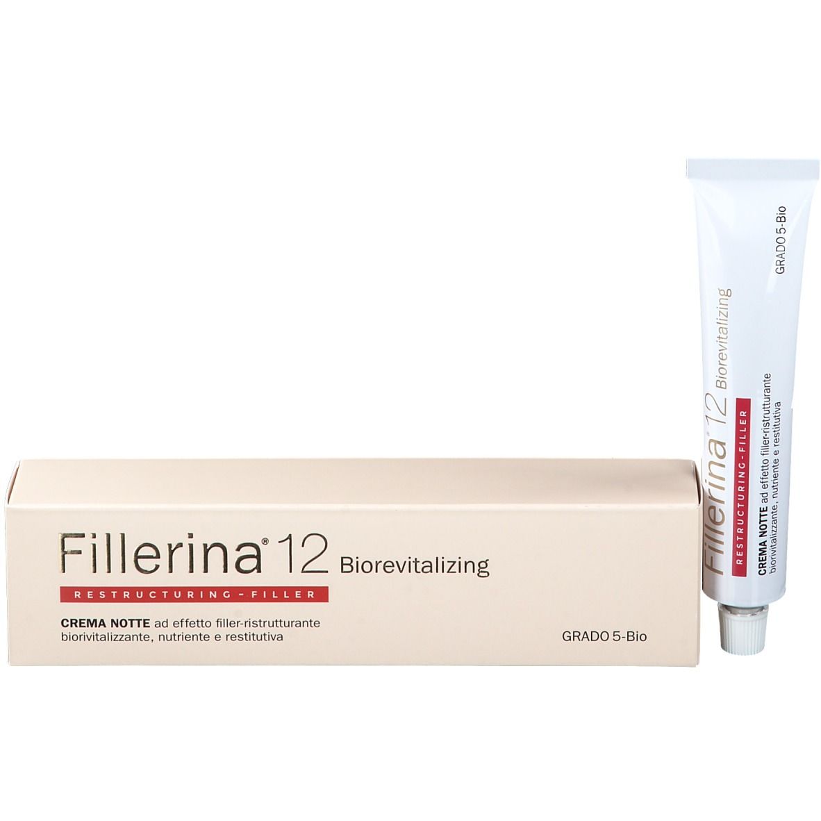Fillerina® 12 Biorevitalisierende Nachtcreme Grad 5