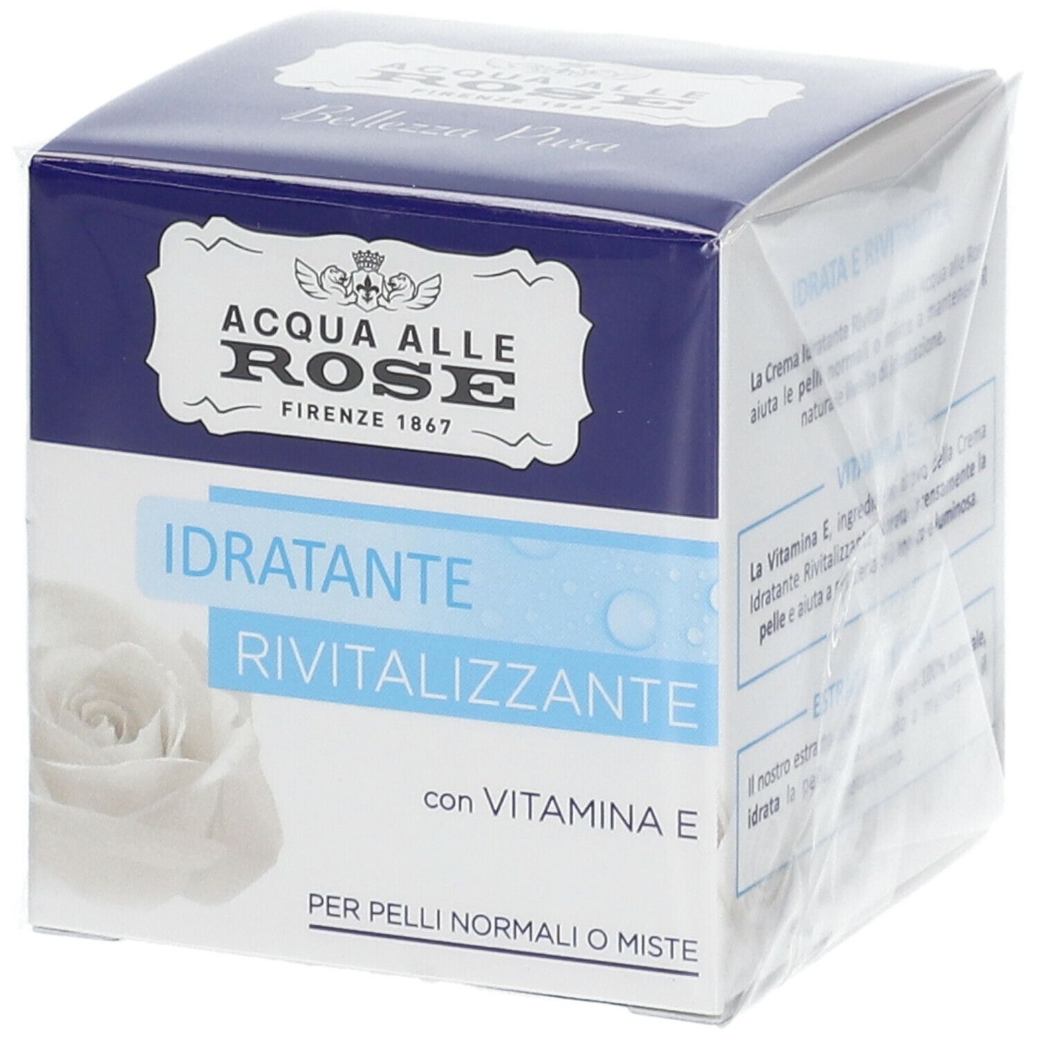 EAU DE ROSE Crème hydratante revitalisante visage