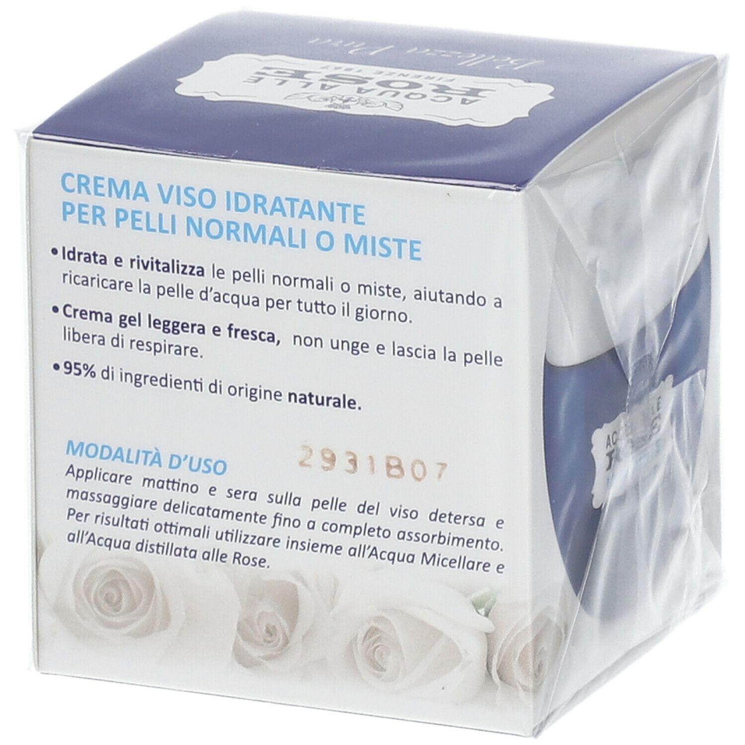 EAU DE ROSE Crème hydratante revitalisante visage
