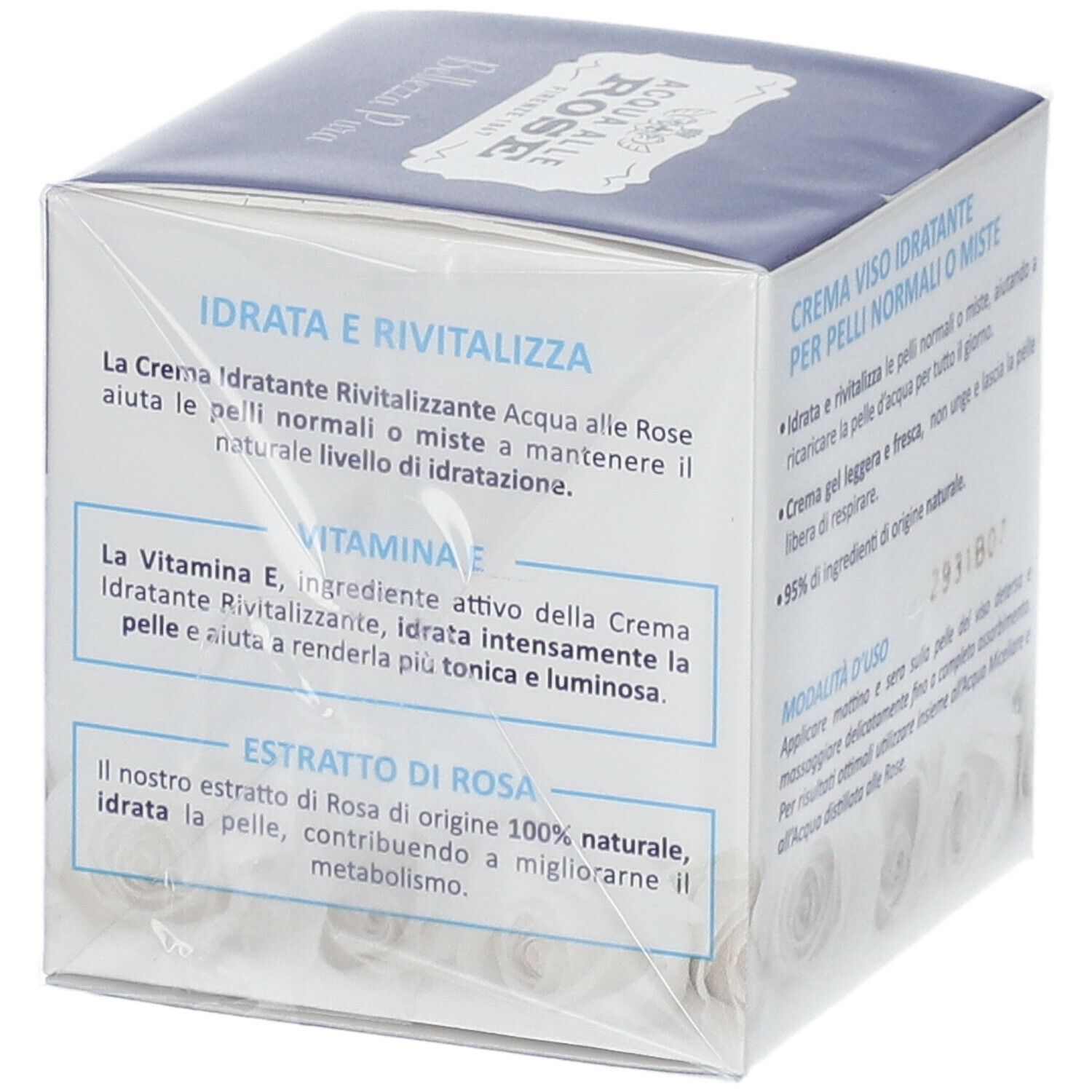 EAU DE ROSE Crème hydratante revitalisante visage