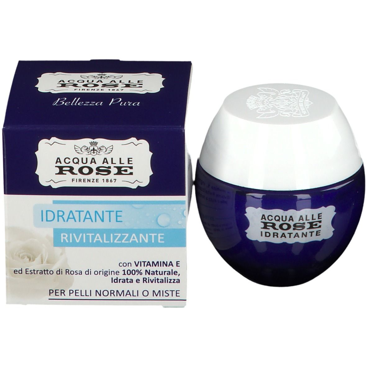 EAU DE ROSE Crème hydratante revitalisante visage