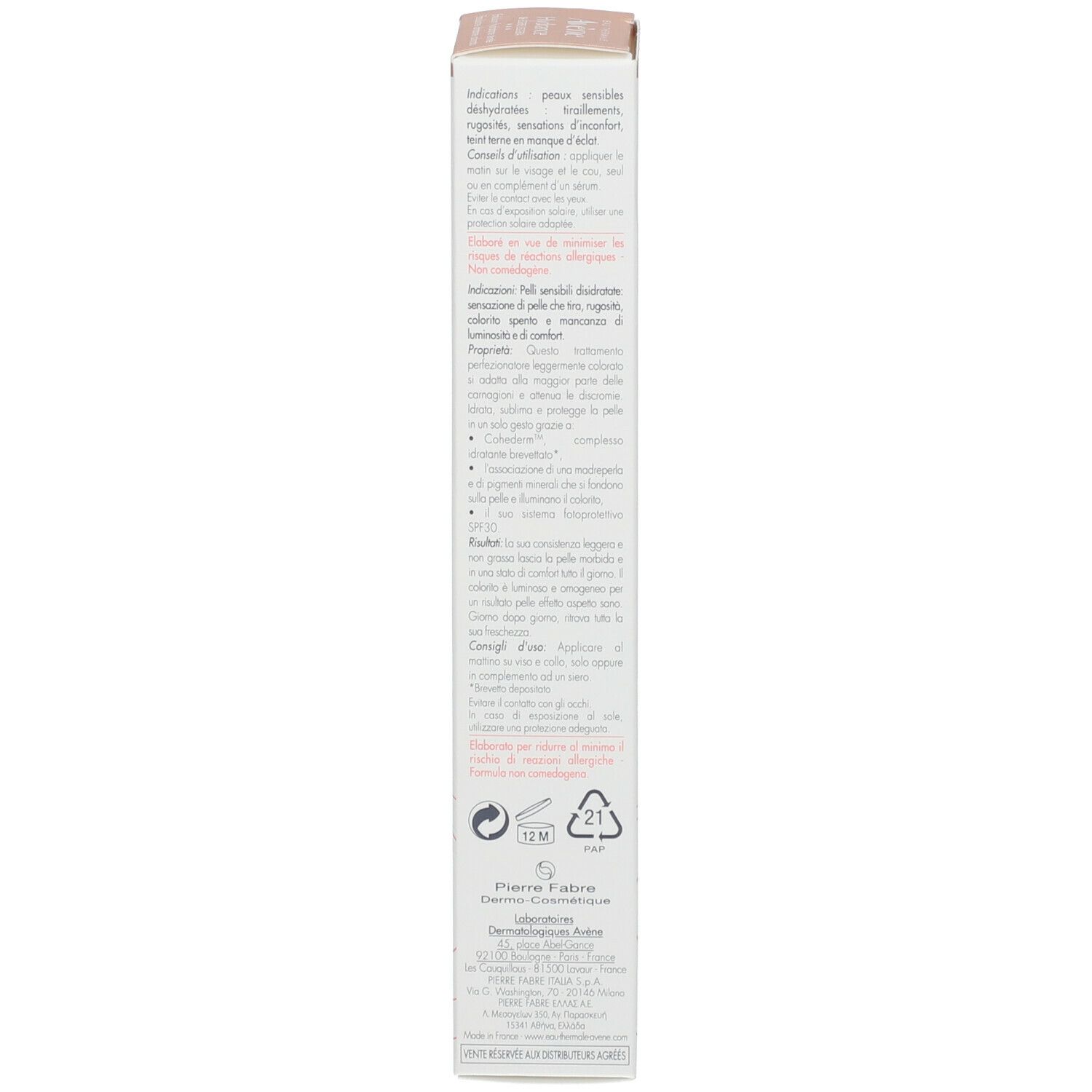Avène Hydrance getönte Feuchtigkeitsemulsion