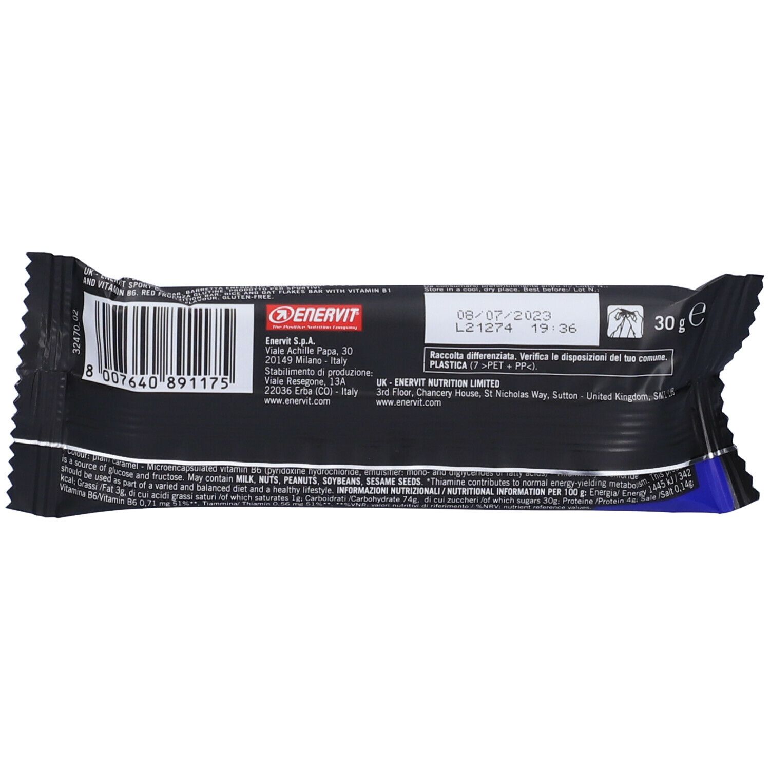 ENERVIT® Sport Competition Bar Red Fruits Flavour - 10% sparen mit Code: ENERVIT10