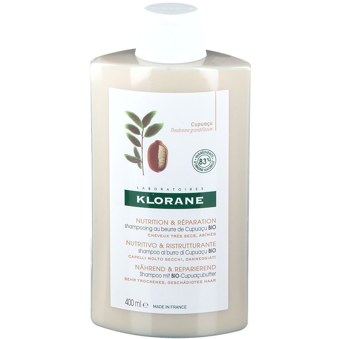 Klorane Shampooing au beurre de Cupuaçu BIO