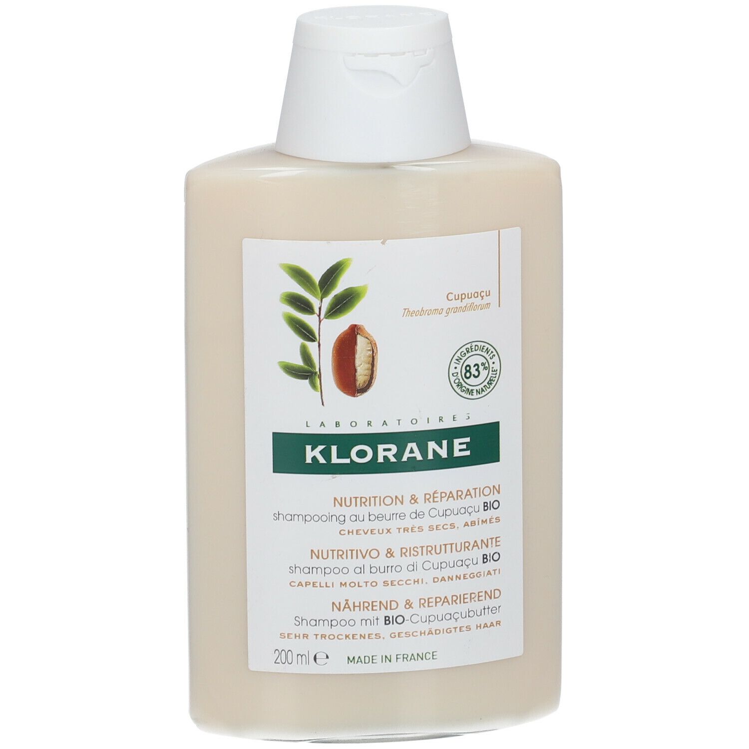 Klorane Shampooing au beurre de Cupuaçu BIO