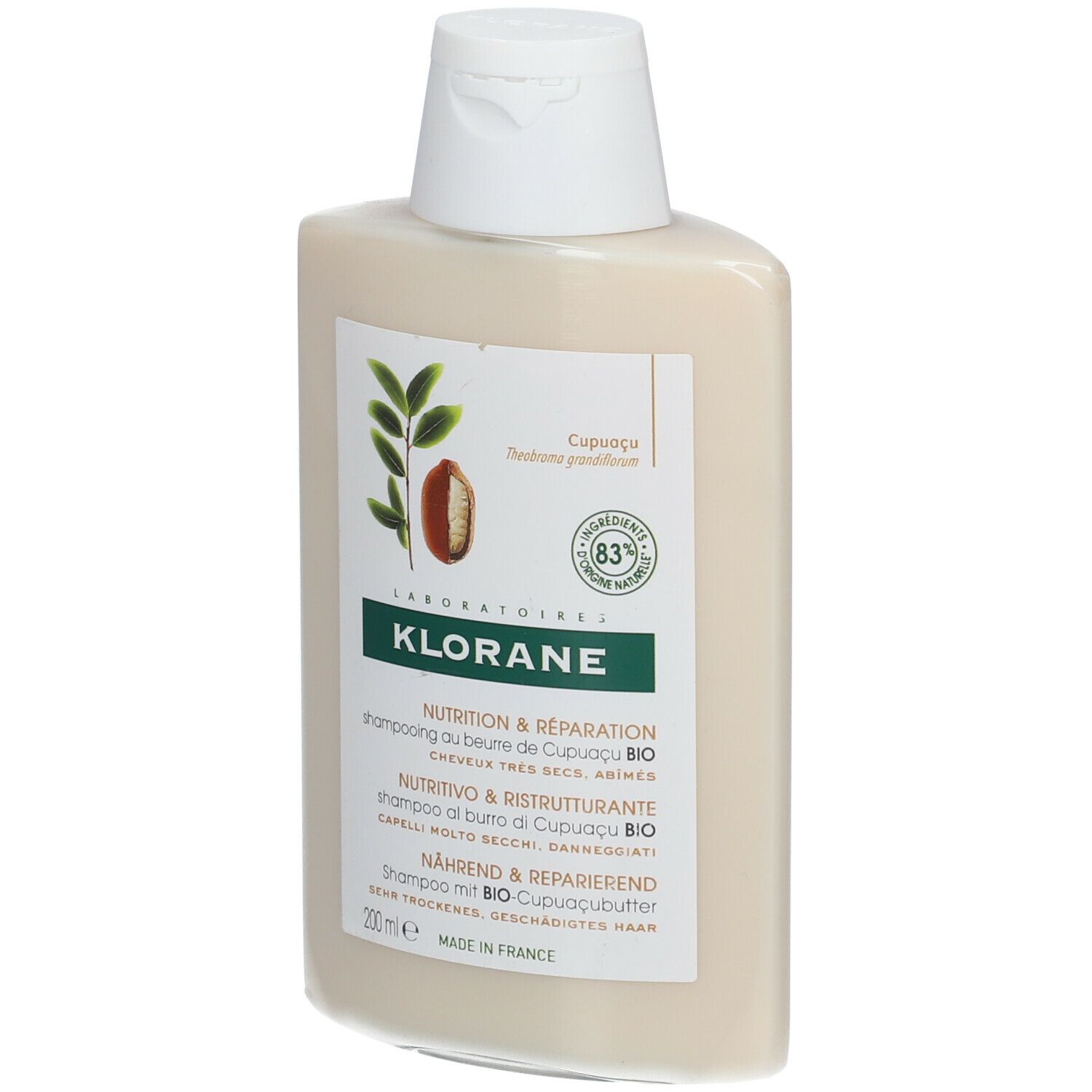 Klorane Shampooing au beurre de Cupuaçu BIO