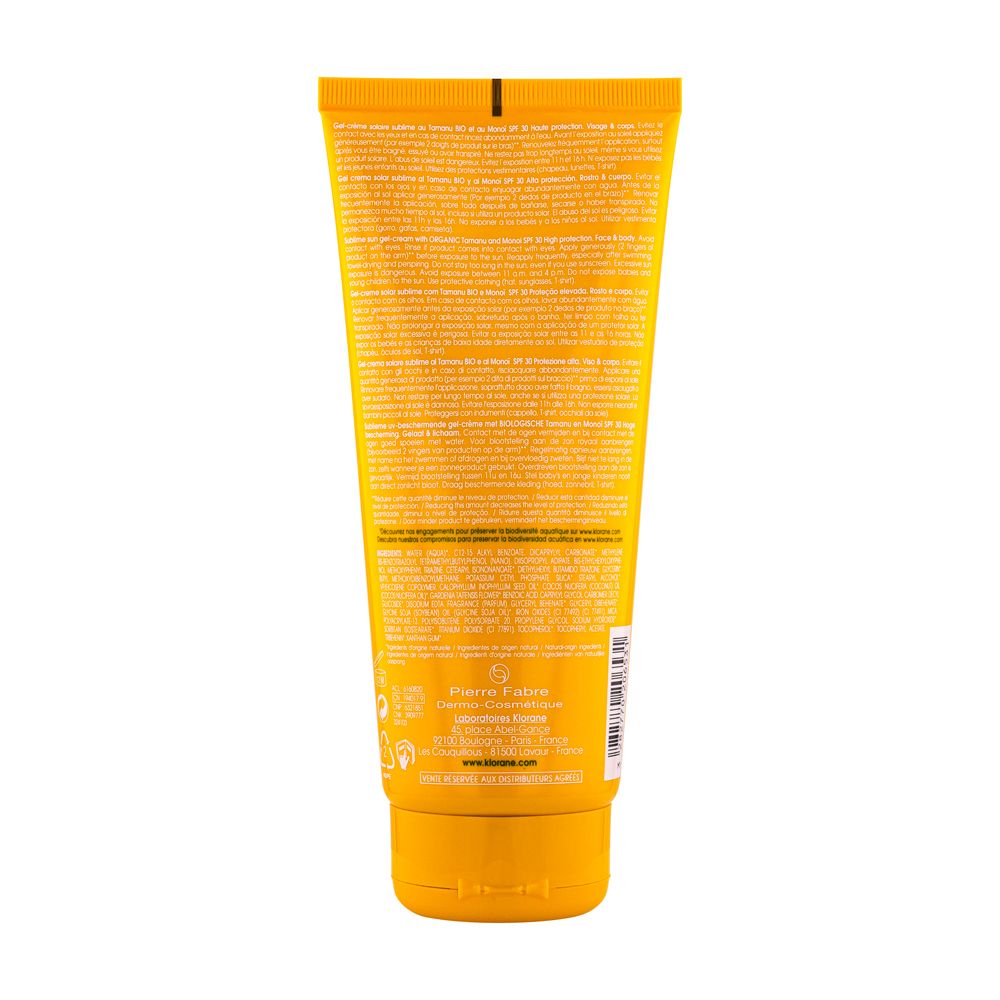 KLORANE Crème Solaire Sublime SPF 30