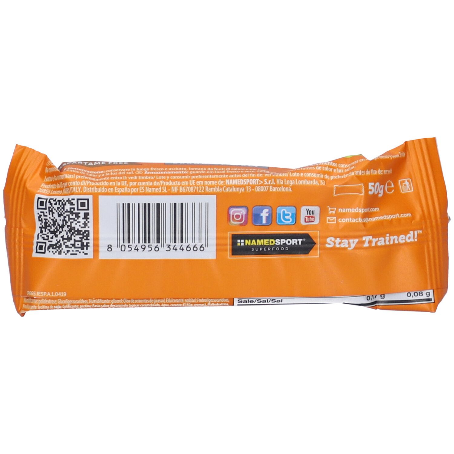 Namedsport® Proteinbar Zero Crème Brulée