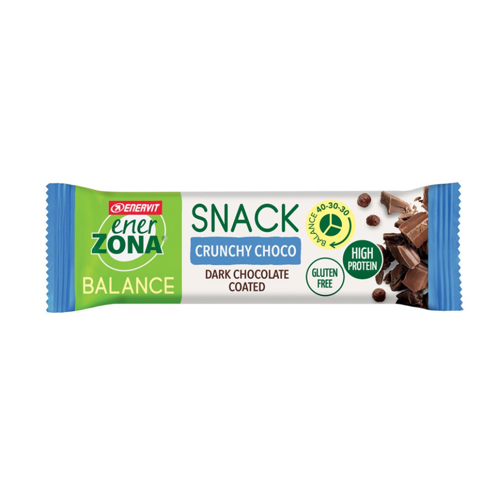 ENERZONA SNACK CRUNCH CHOC 33G