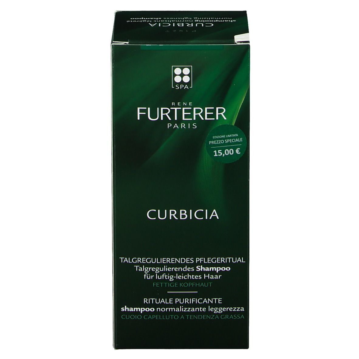 René Furterer Curbicia Normalisierendes Shampoo für fettige Kopfhaut