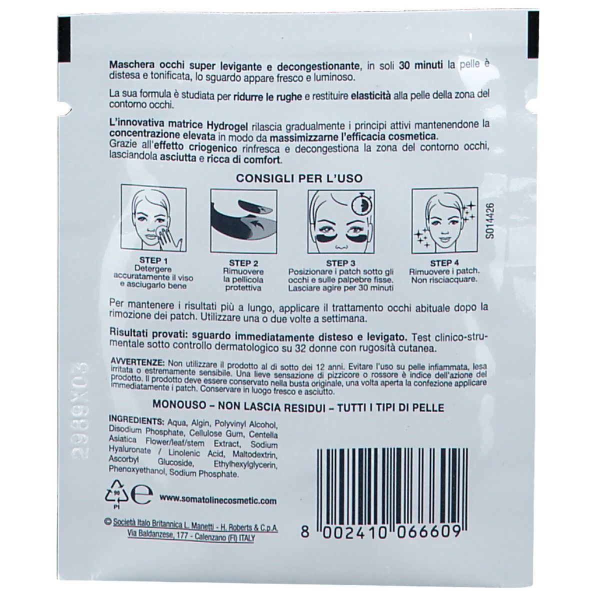 Somatoline Cosmetic® Booster Patch Eyes