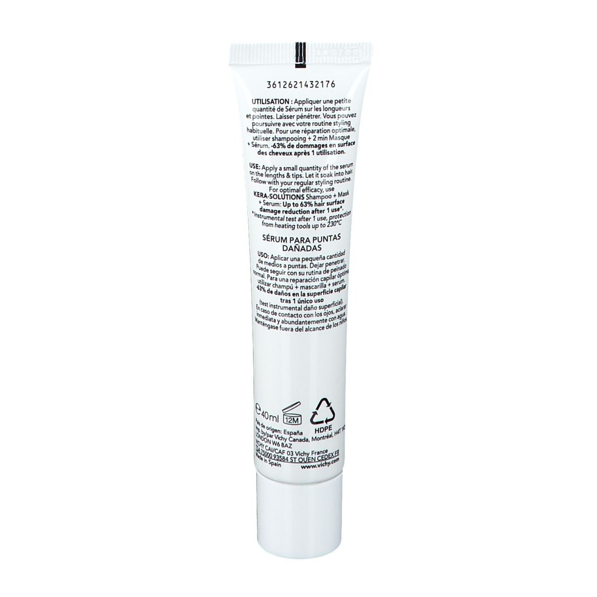 VICHY DERCOS Kera Solutions Serum pointes dévitalisées