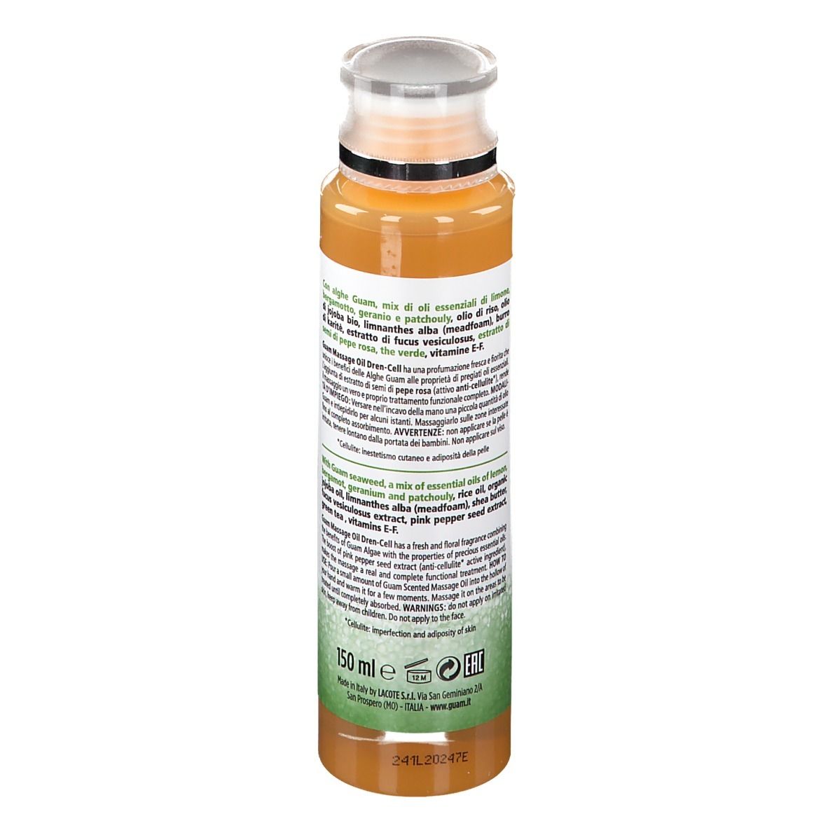 GUAM® Dren-Cell® Duftendes Massageöl