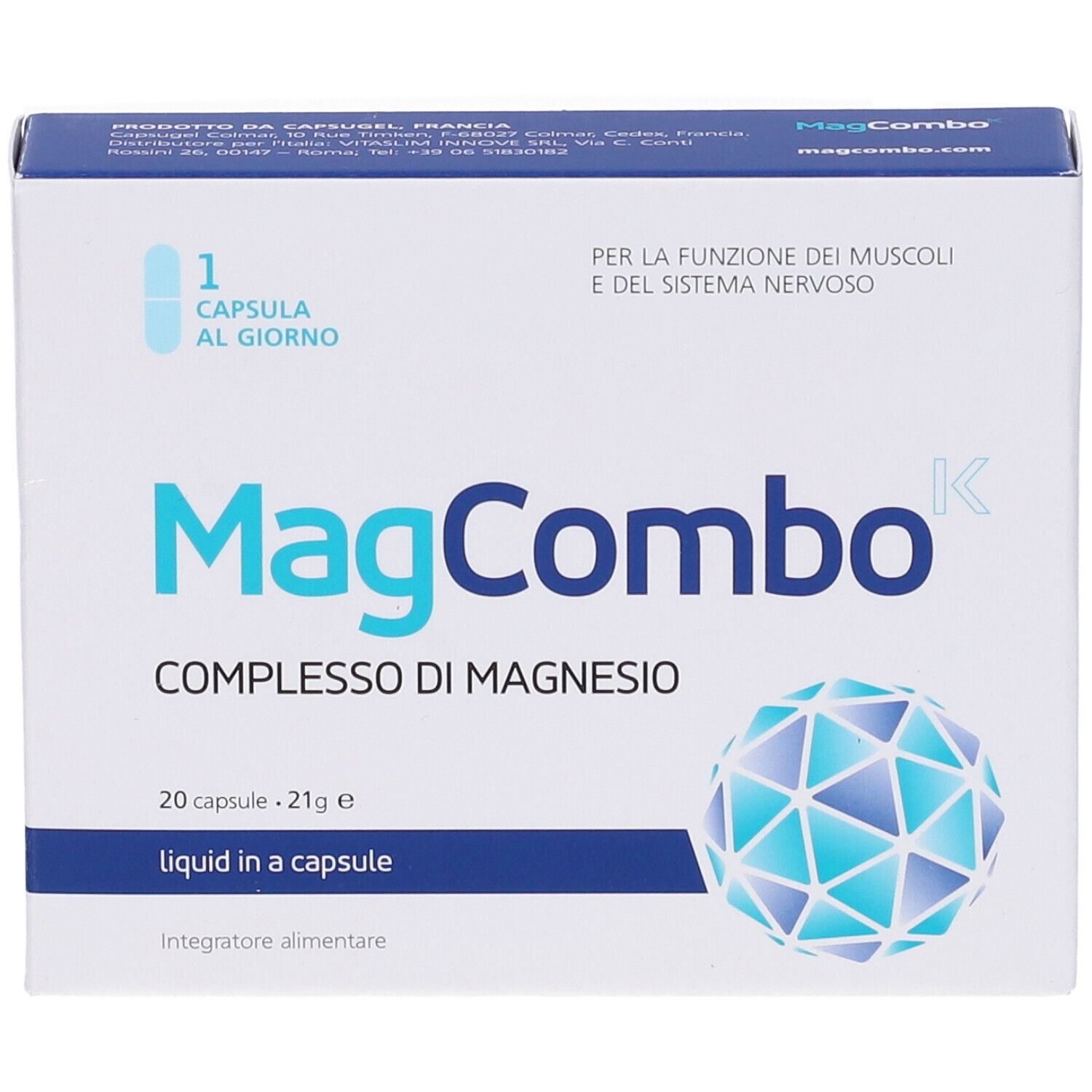 MagCombo Complexe de magnésium en gélules