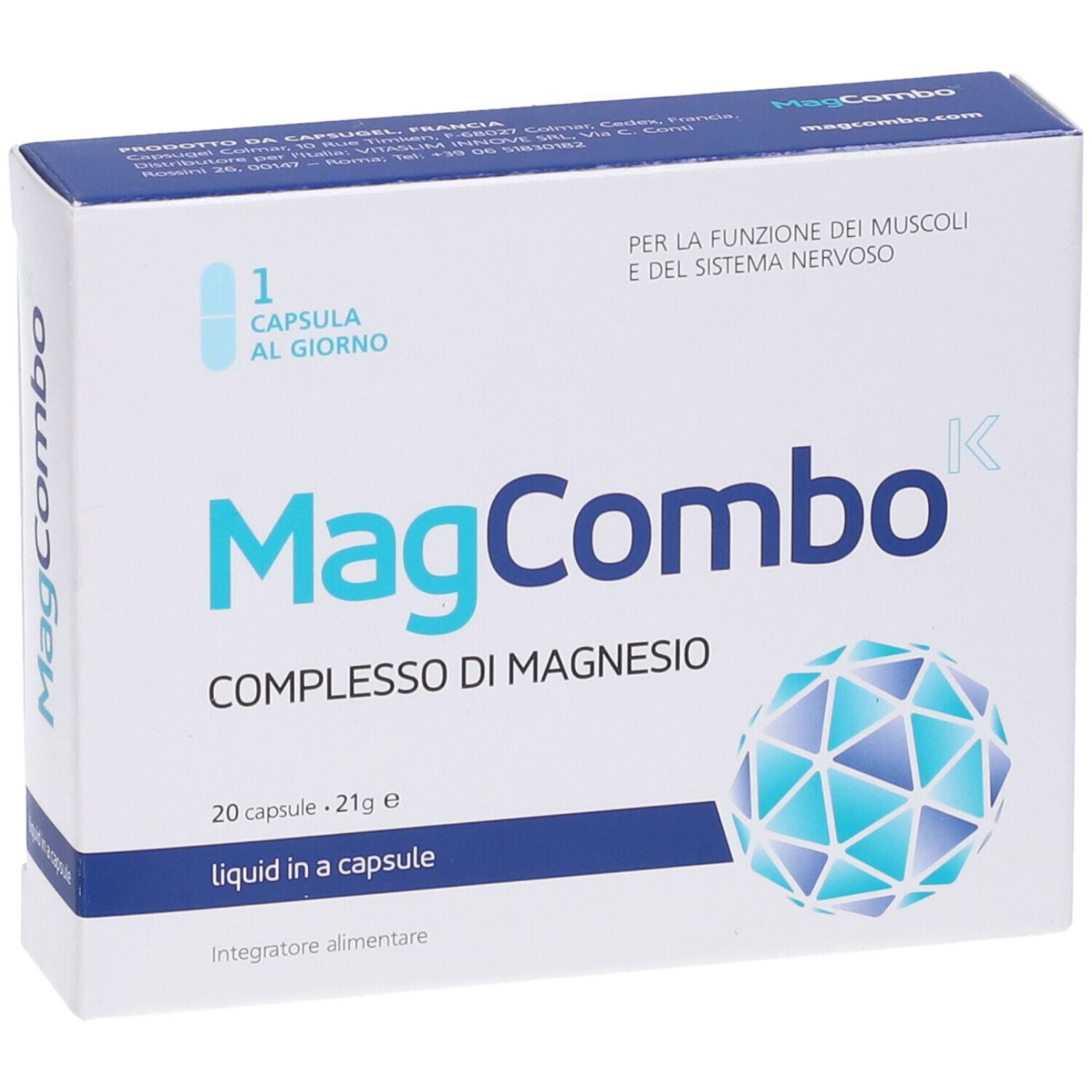MagCombo Complexe de magnésium en gélules