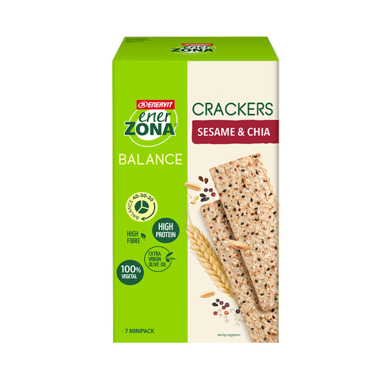 ENERVIT® EnerZONA-Cracker Sesam & Chia