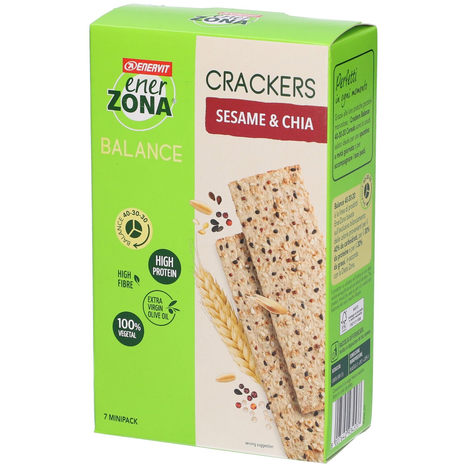 ENERVIT® EnerZONA-Cracker Sesam & Chia