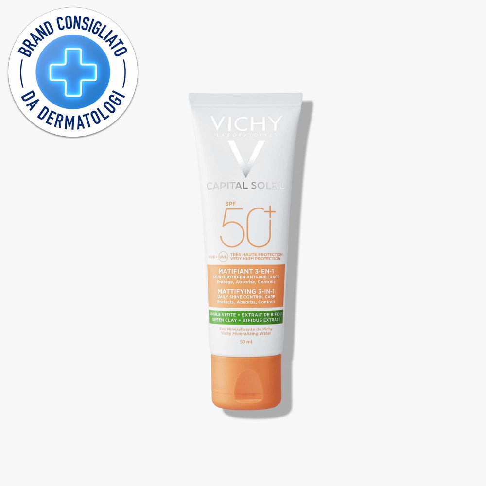 VICHY Capital Soleil 3-in-1 mattierende Sonnenpflege LSF 50+