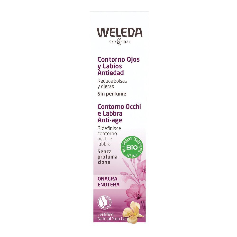 Weleda Onagre Soin raffermissant pour les yeux et les lèvres non parfumé