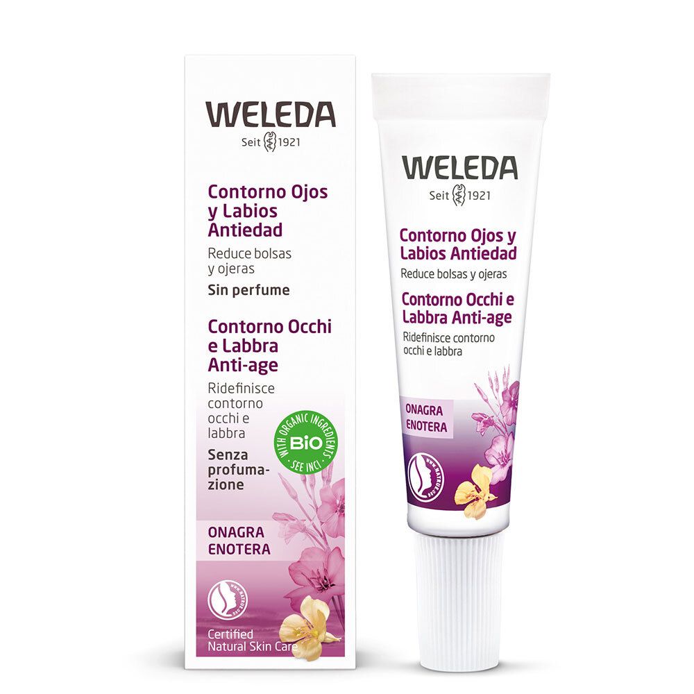 Weleda Onagre Soin raffermissant pour les yeux et les lèvres non parfumé