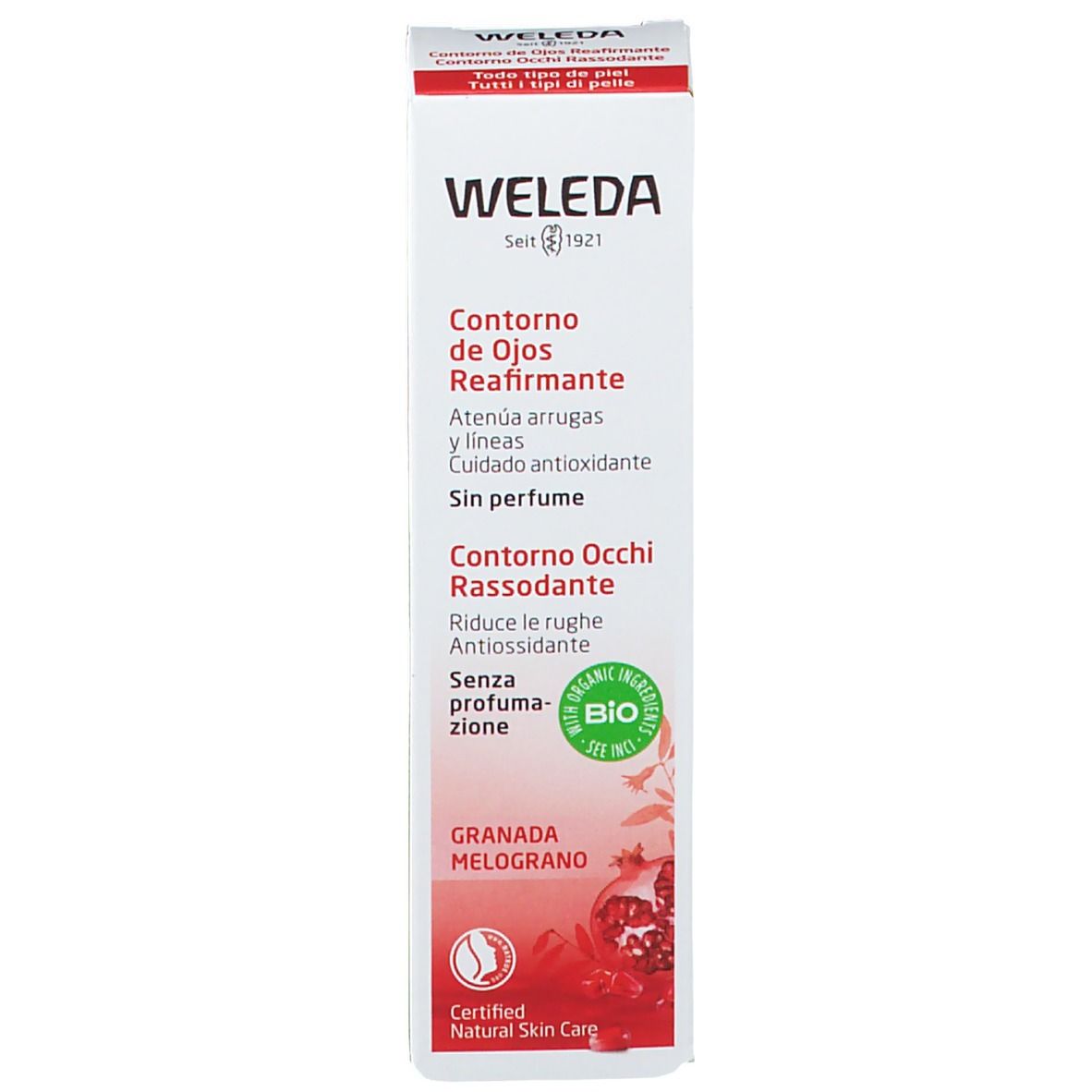 Soin raffermissant pour les yeux à la grenade Weleda
