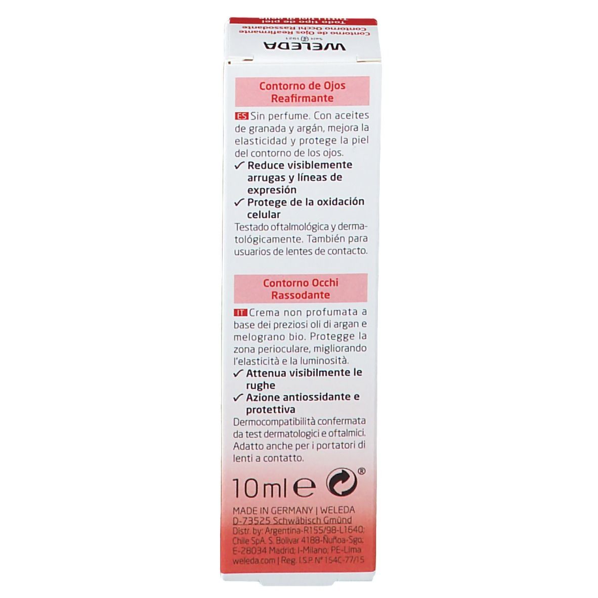 Soin raffermissant pour les yeux à la grenade Weleda
