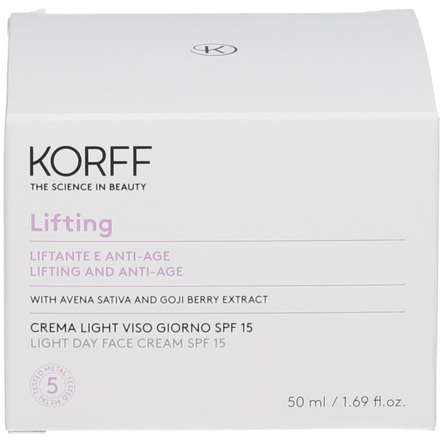 KORFF Lifting Creme Light Glättungseffekt Tag SPF 15