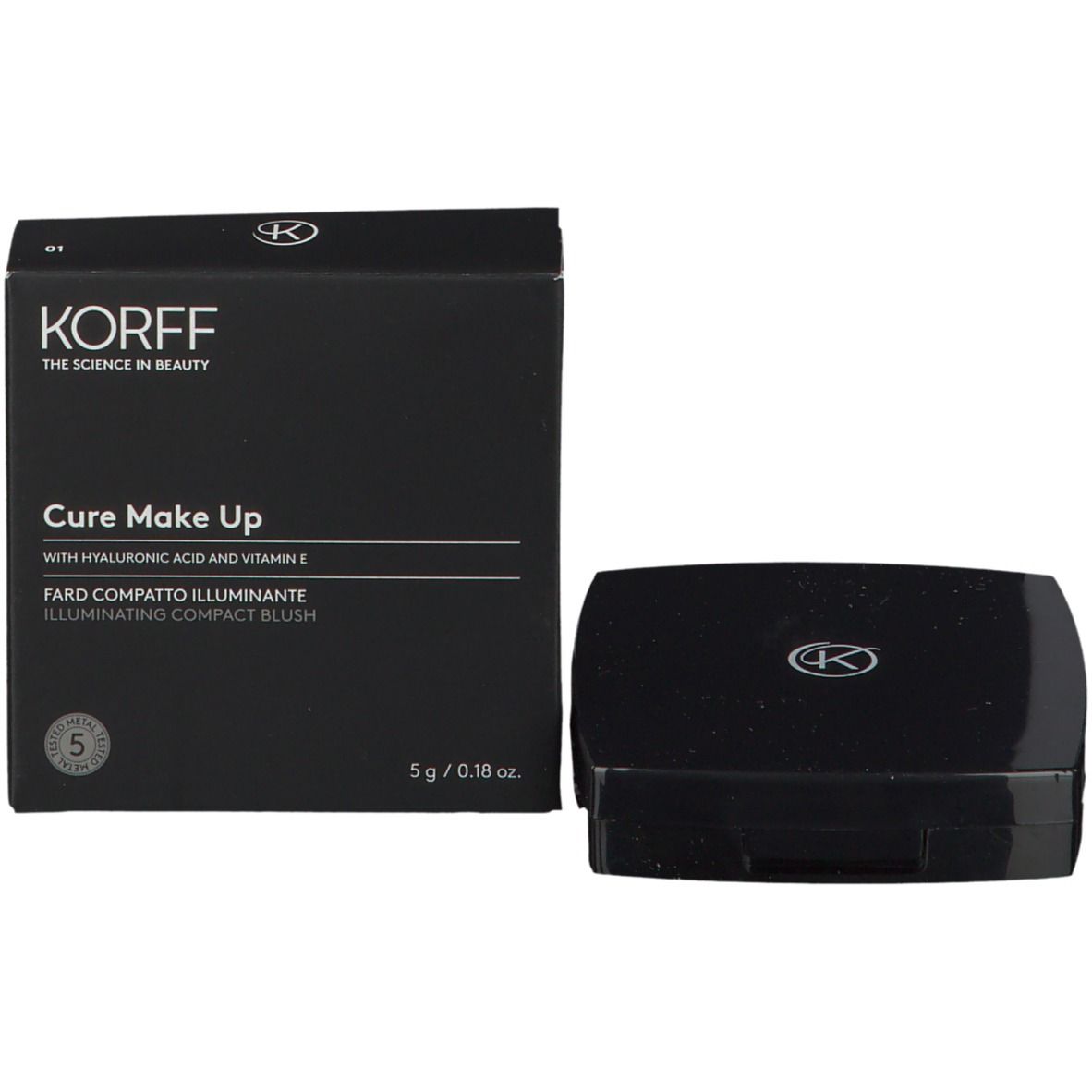 KORFF Cure Korrektur Make Up kompakt Aufhellendes Rouge 01