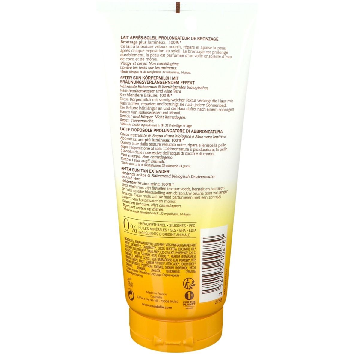 CAUDALIE Lait Après-soleil Prolongateur de Bronzage