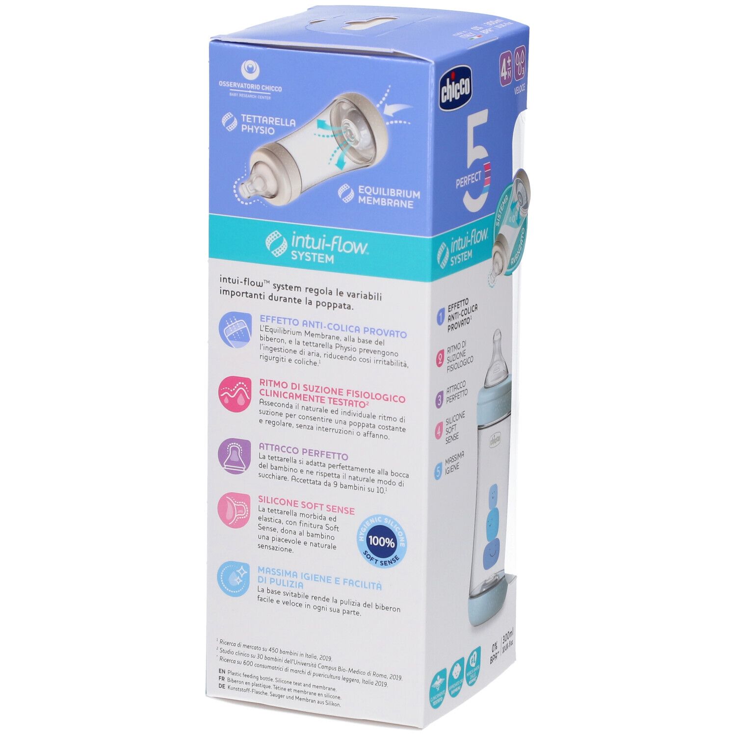 Chicco PERFECT 5 Flasche 150 ml - Slow Flow