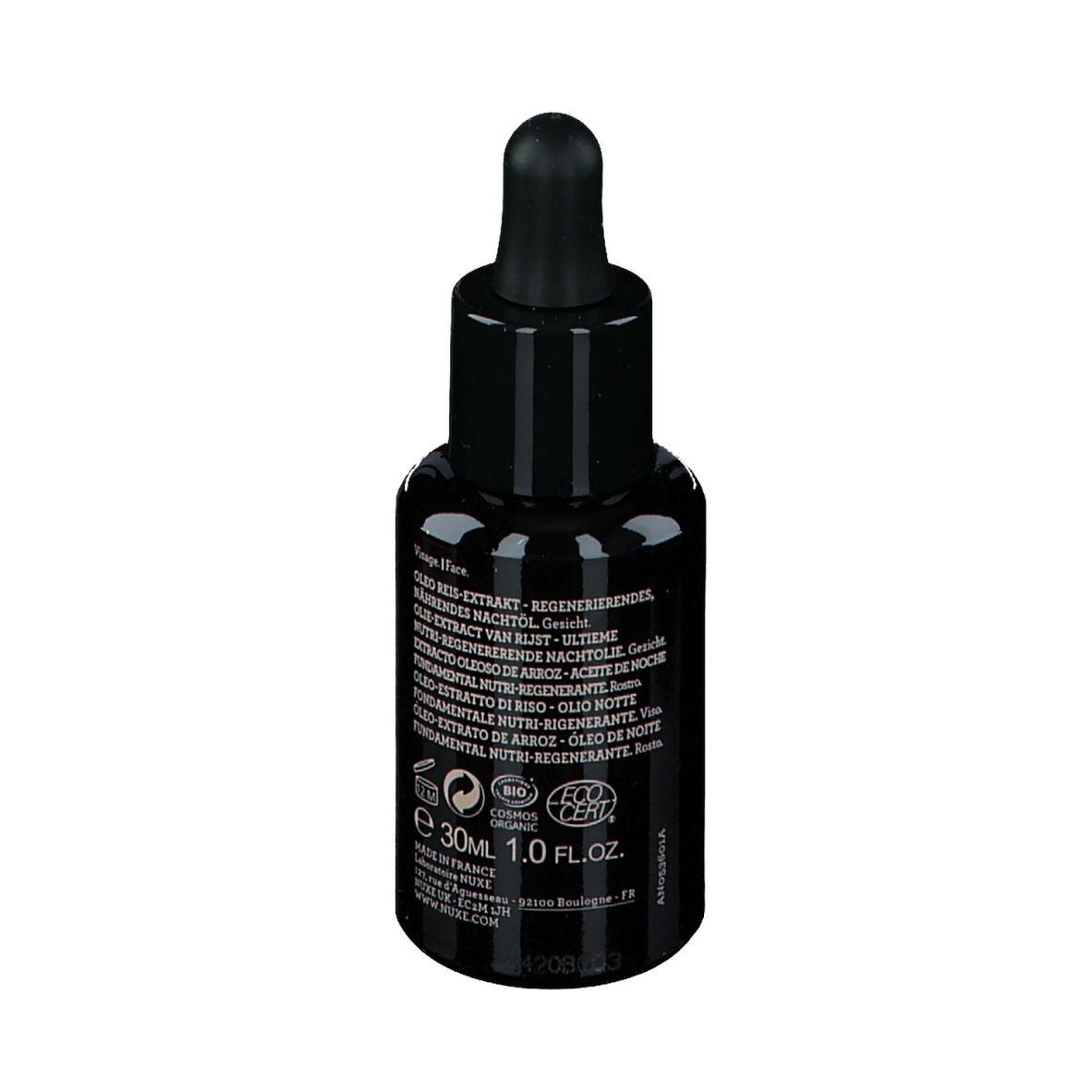 Nuxe Bio Organic Huile Nuit Fondamentale Nutri-régénérante