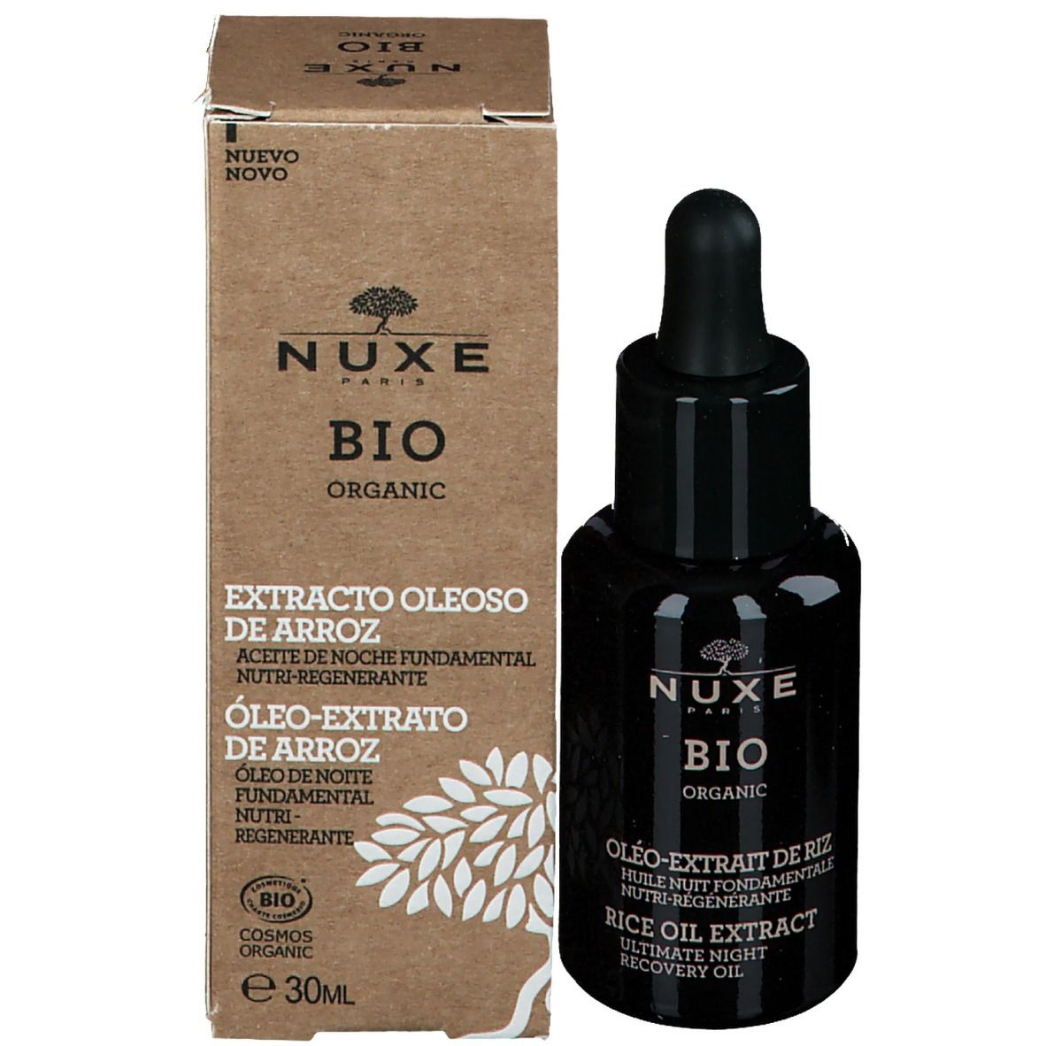 Nuxe Bio Organic Huile Nuit Fondamentale Nutri-régénérante