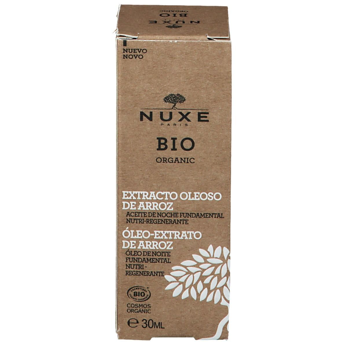 Nuxe Bio Organic Huile Nuit Fondamentale Nutri-régénérante
