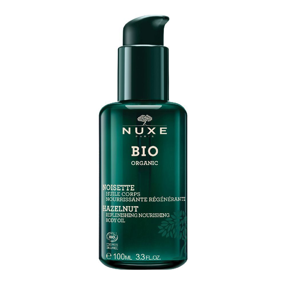 Nuxe Bio Organic Noisette Huile Corps Nourrissante Régénérante
