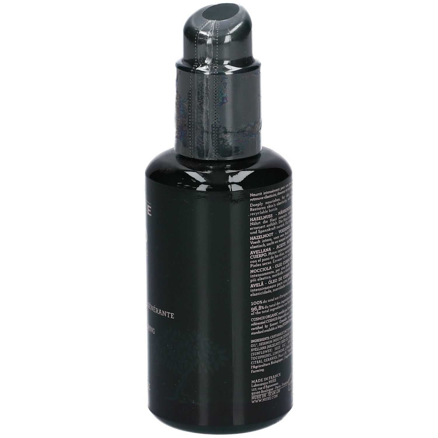 Nuxe Bio Organic Noisette Huile Corps Nourrissante Régénérante