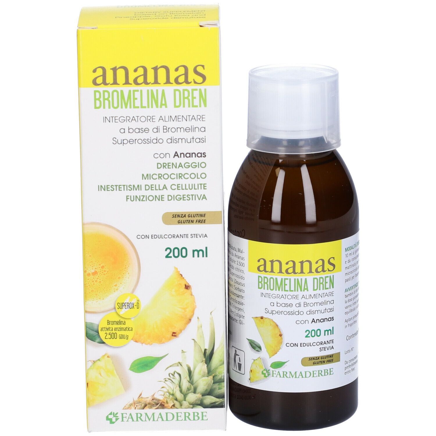 FARMADERBE Ananas Bromelina Dren