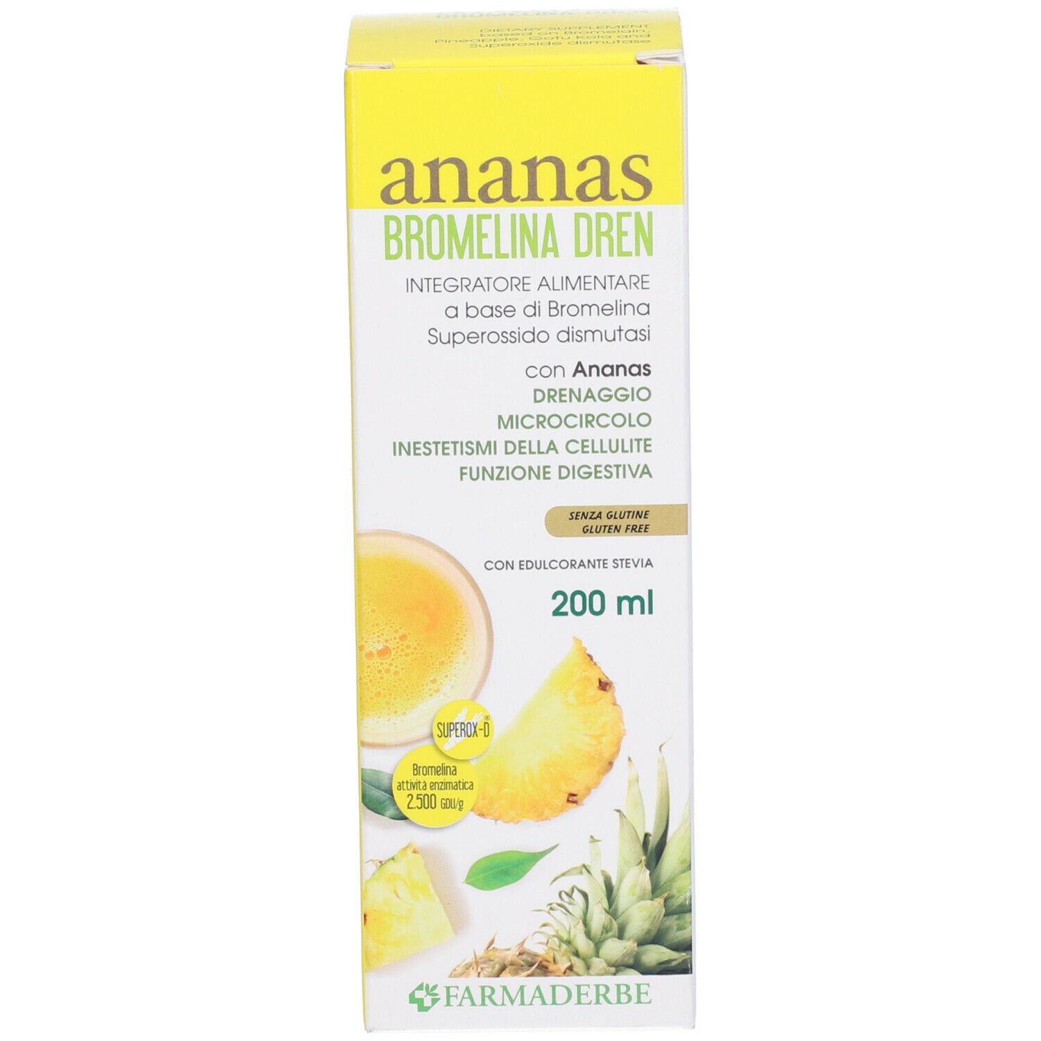FARMADERBE Ananas Bromelina Dren